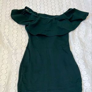 Off the shoulder ruffle dress